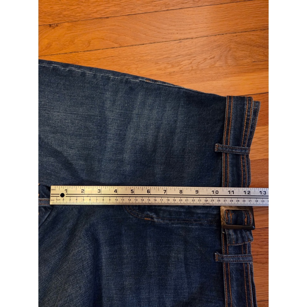 Reformation "Amelie" Jeans High Rise Wide Leg Belted Cotton Salinas Wash Sz 28 - Picture 9 of 14